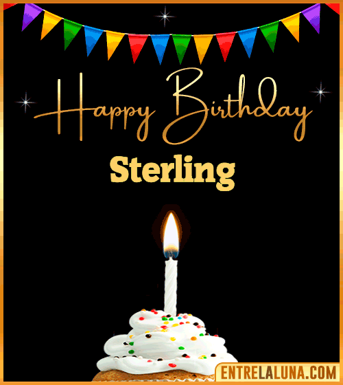 GiF Happy Birthday Sterling